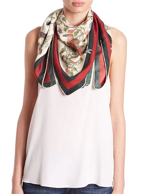 gucci foular vendita online|GUCCI Women's Scarves And Foulards .